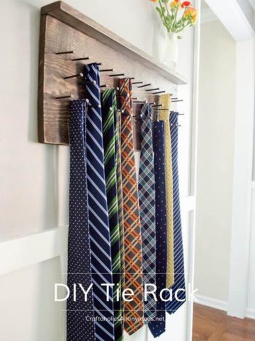 DIY Tie Rack Projects