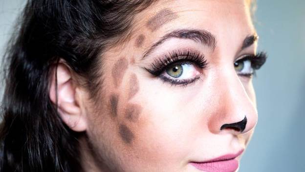 15-Simple-Giraffe-Makeup