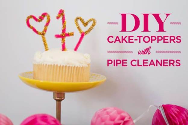 2-DIY-Cake-Toppers-With-Pipe-Cleaners