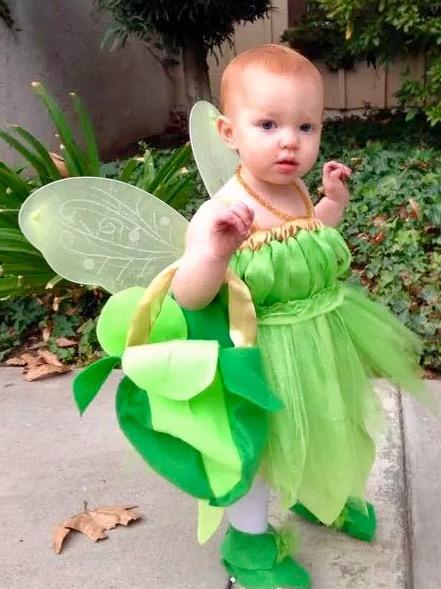 Infant tinkerbell costume top
