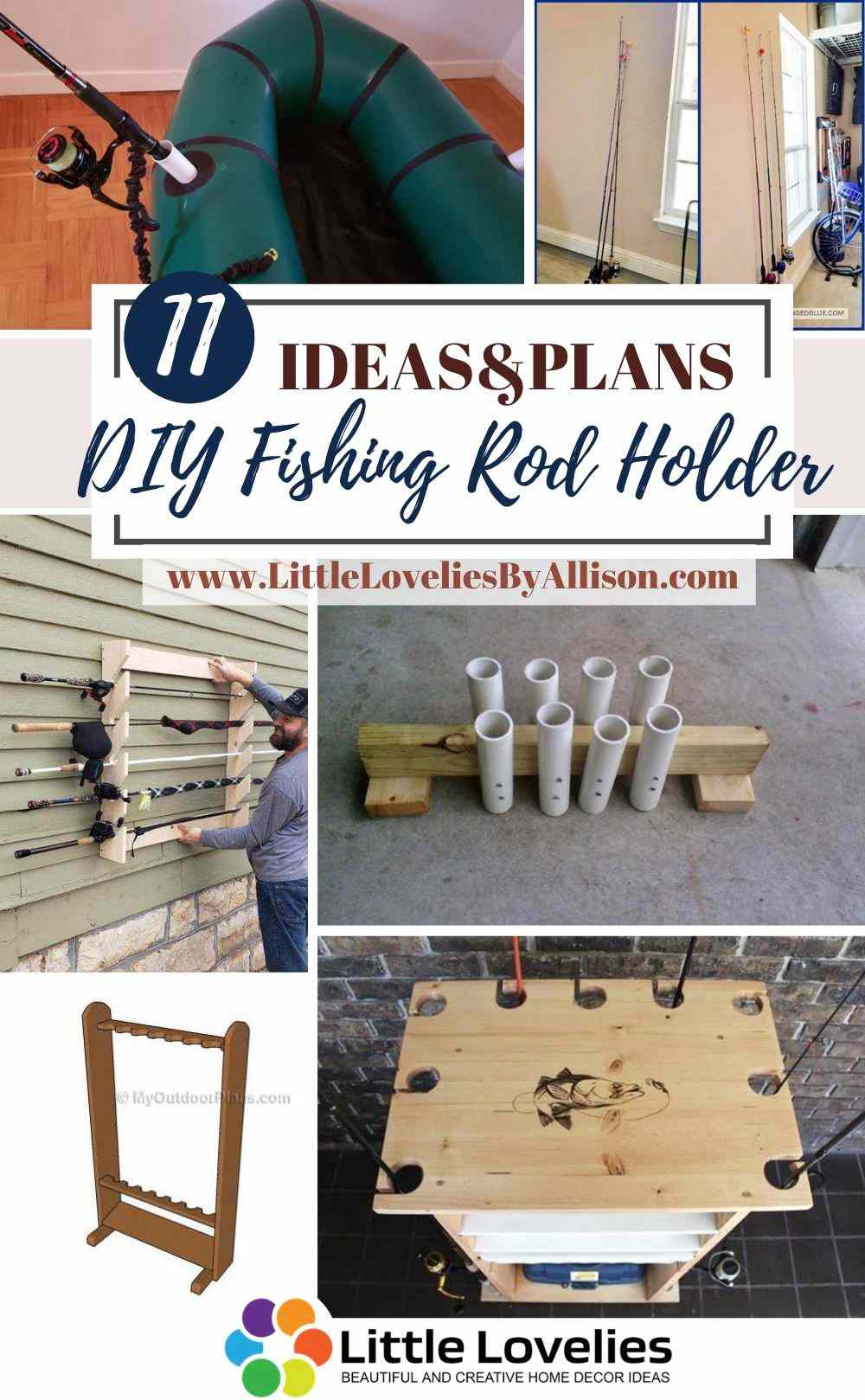 11 DIY Fishing Rod Holder Projects - How To Make A Fishing