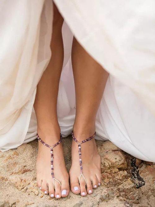 DIY Barefoot Sandals