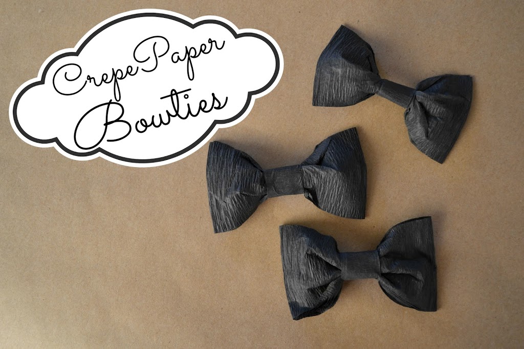 18. Crepe Paper Bow Tie