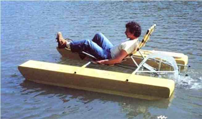 3-Recumbent-Pedal-Pontoon-Boat