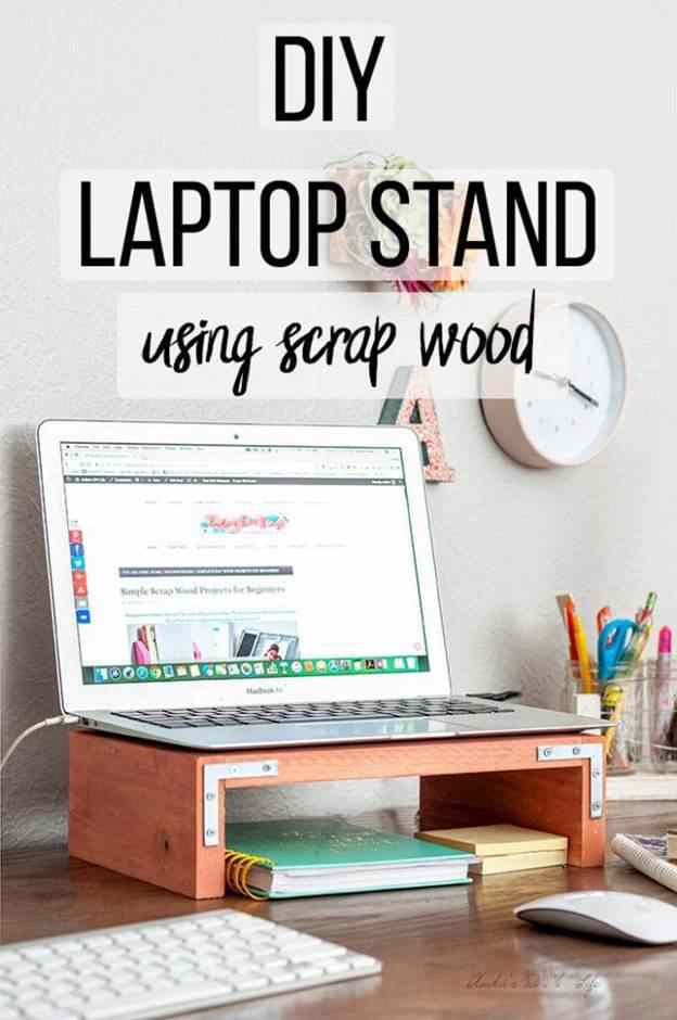 8-Laptop-Stand-DIY-Using-Scrap-Wood