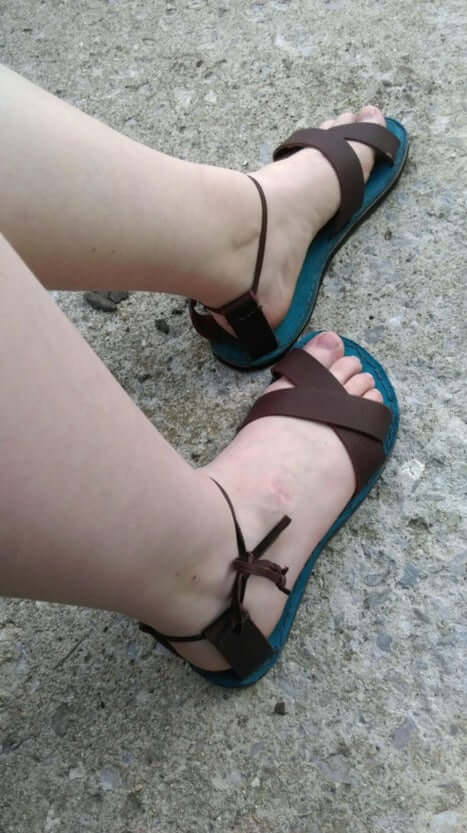 1. Leather Sandal DIY