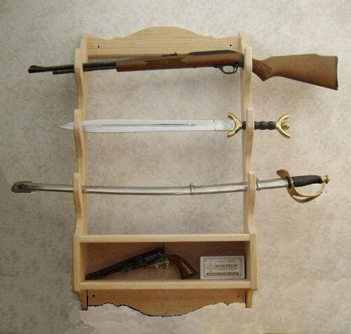 1. Rod's Woodworking Shop - Rifle Rack plan