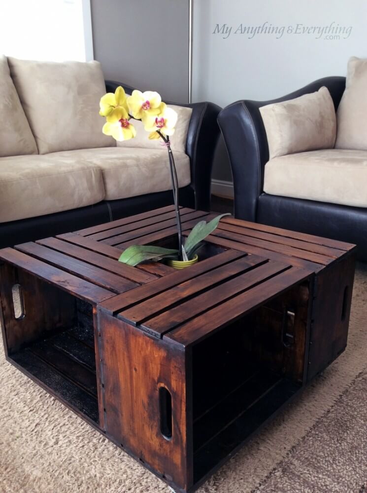 1. Upcycled Elegance DIY Coffee Table