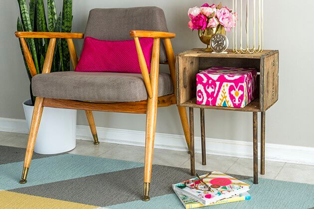 10. Inexpensive and Stylish Side Table