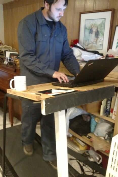 10. Walking DIY Treadmill Desk