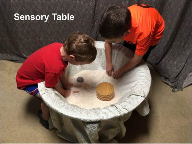 11. DIY Sensory Table From Old Coffee Table