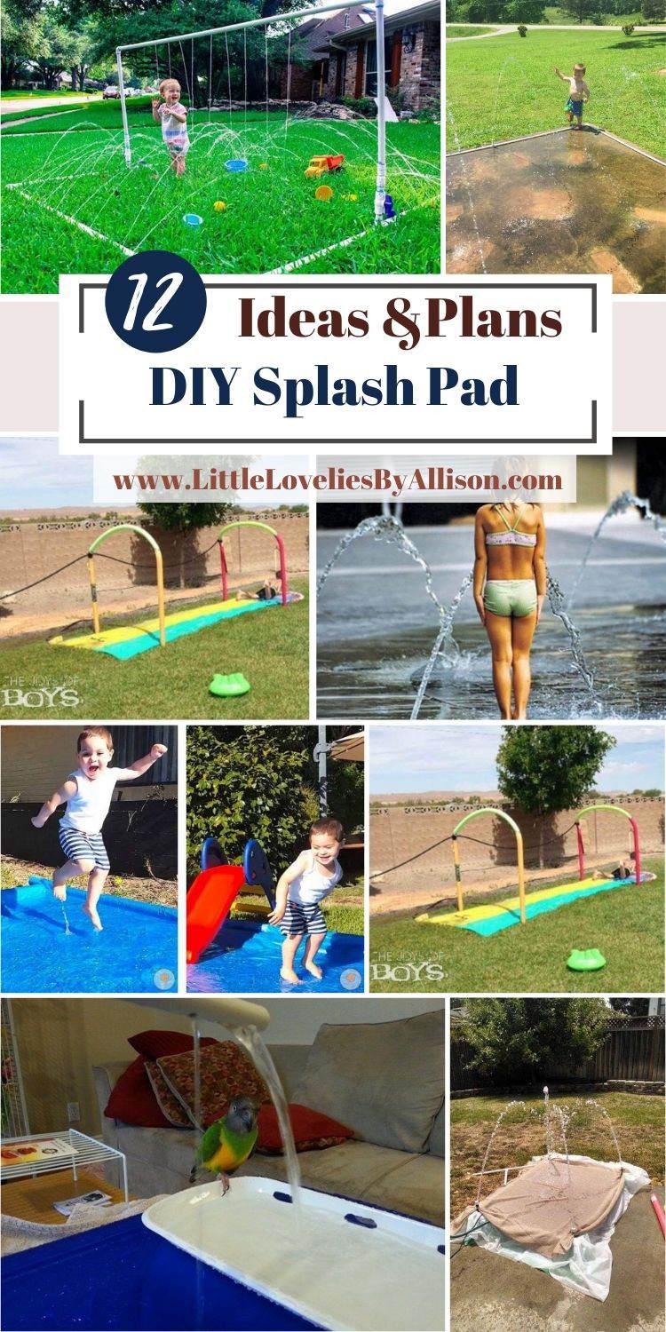 12 DIY Splash Pad Ideas To Build For The Kids