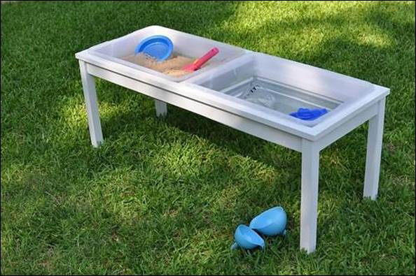 12. DIY Farmhouse Sand And Water Table