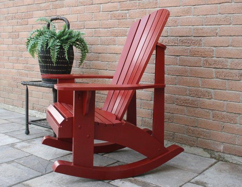 14. DIY Adirondack Rocking Chair