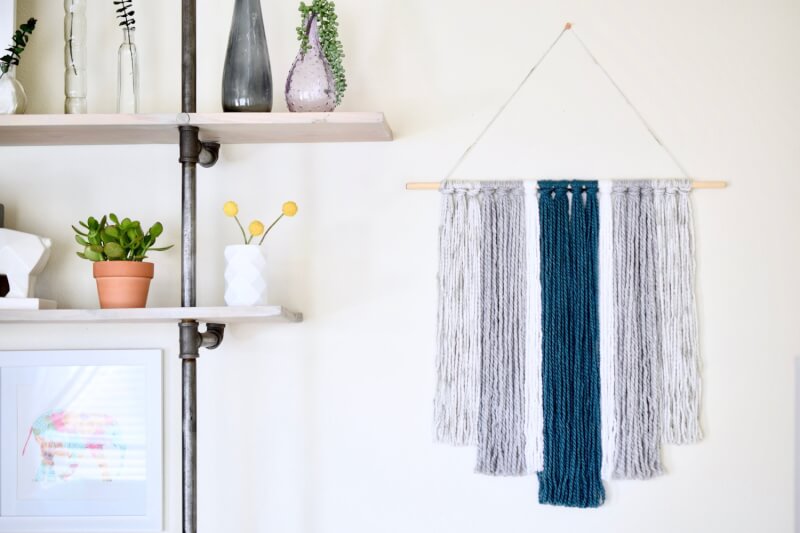 14. DIY Yarn Tapestry