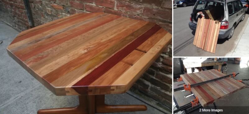 14. Tongue and Groove Table Top DIY