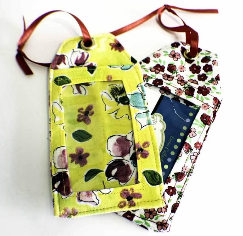 16. How To Sew DIY Luggage Tags