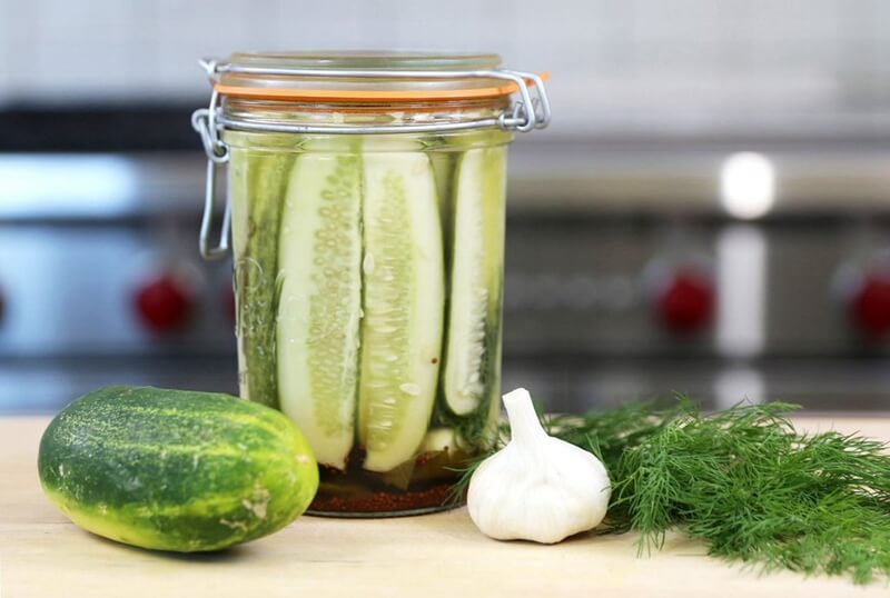 19. DIY Refrigerator pickles