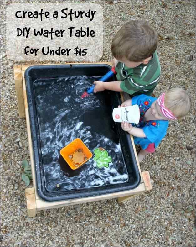 19. Low Budget Water Table DIY