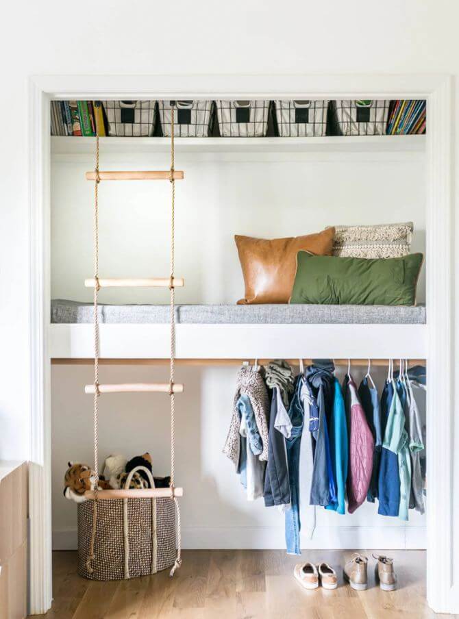 2. Closet Bed