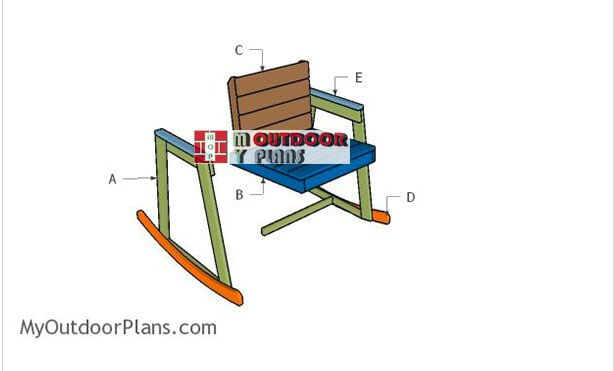 2. Rocking Chair Plans