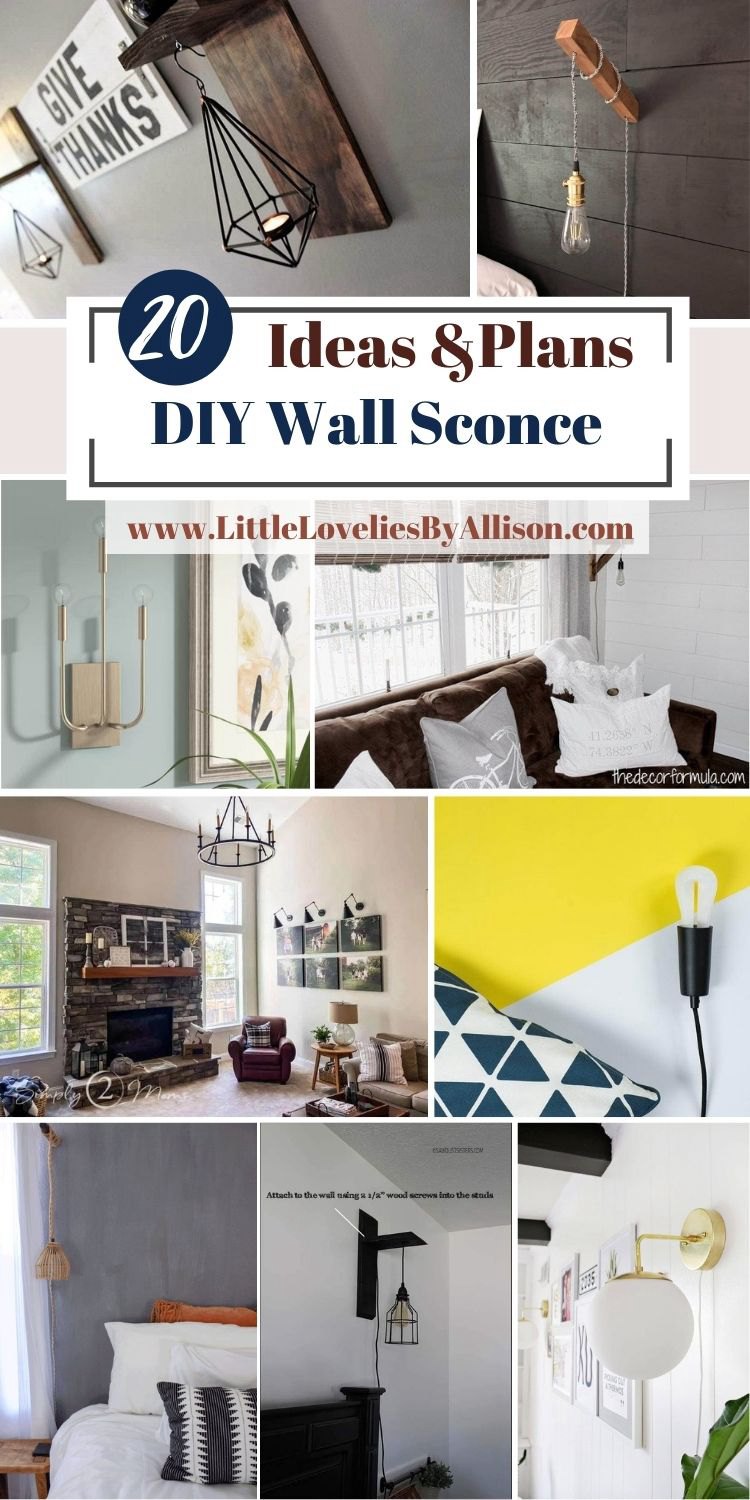 20 DIY Wall Sconce Ideas For Home Decor