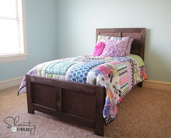 20. Pottery Barn Inspired Bed