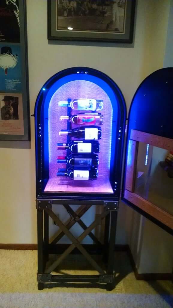 25. DIY Old Alarm Clock Cabinet