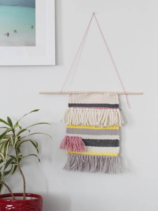 25. DIY Woven Wall Hanging