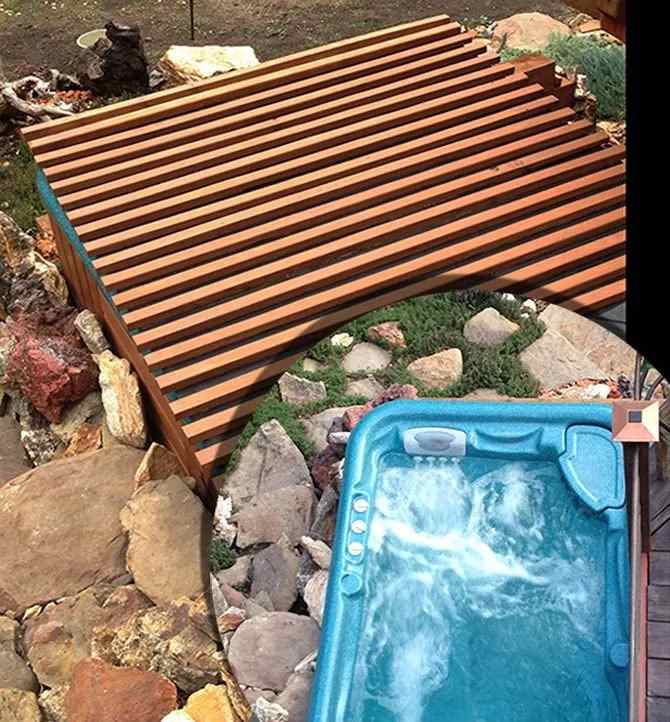 3. DIY Rollable Hot Tub Cover