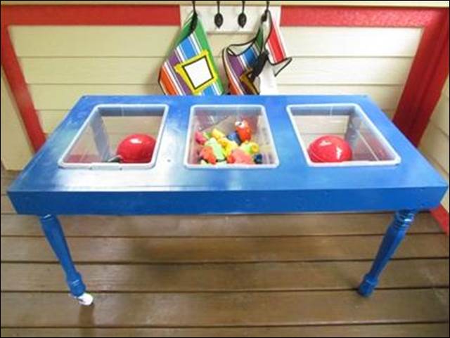 3. Homemade Sensory Table DIY