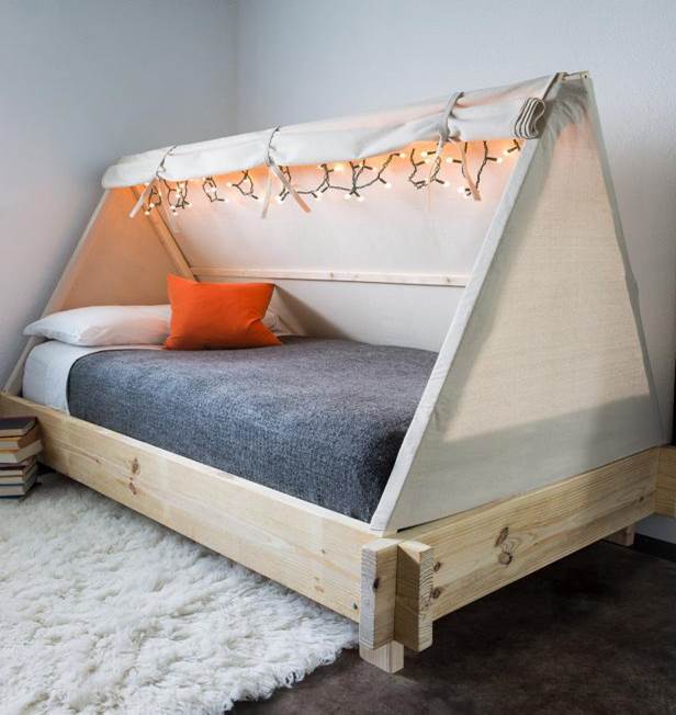 5.Easy To Build DIY Bed Tent