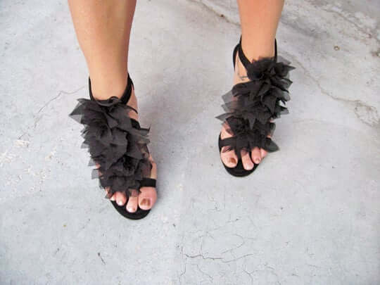 6. Petal Sandals DIY