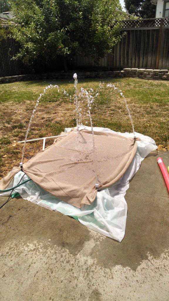 7. DIY Backyard Recirculating Splash Pad