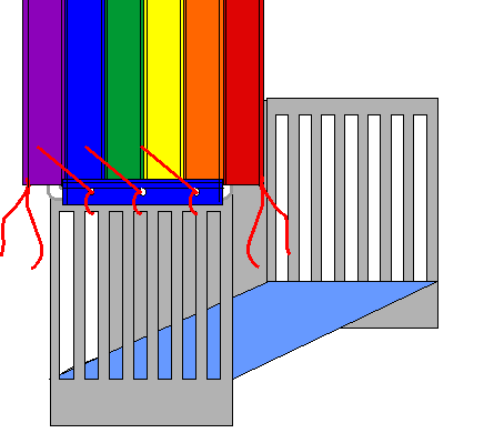 7. Rainbow For Your Kid’s DIY Bed Tent