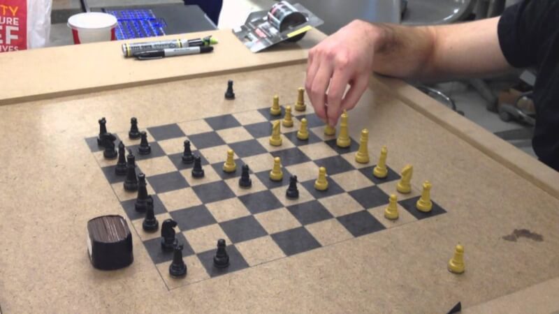 7. Wood Carvers DIY Chess Board