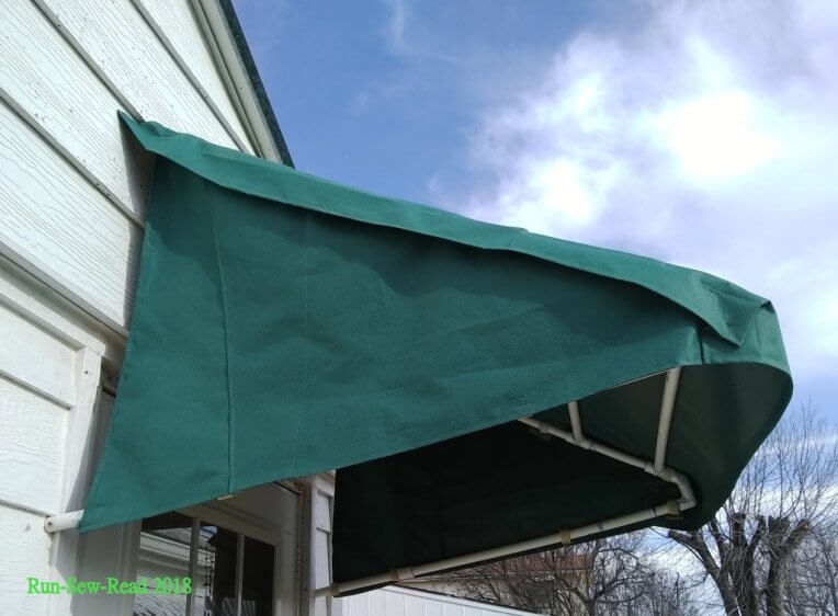 8. DIY Front Door Awning