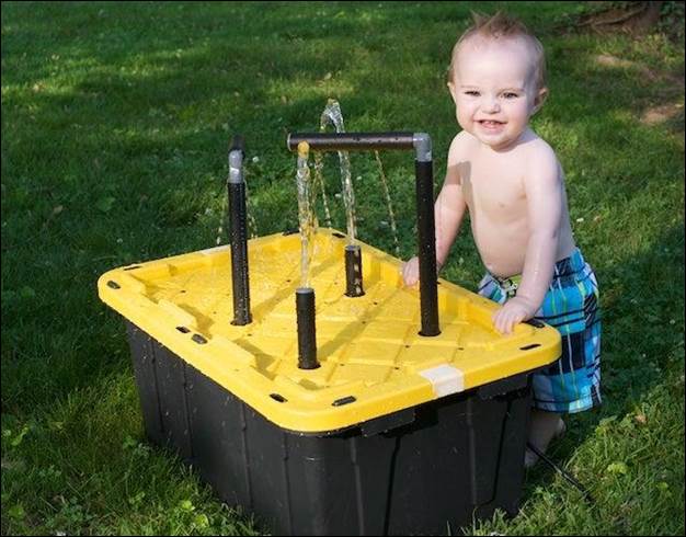 8. DIY Water Table For Kids