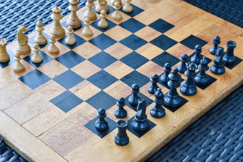 9. Thrift Shop Cutting DIY Chess Boards