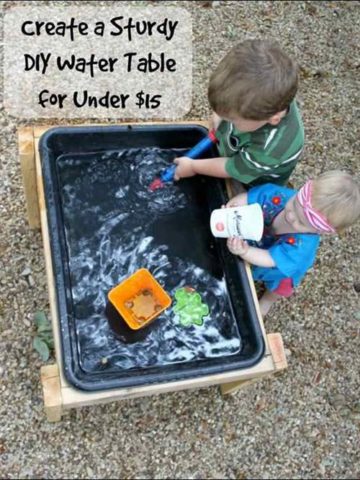 DIY Water And Sand Sensory Table Ideas
