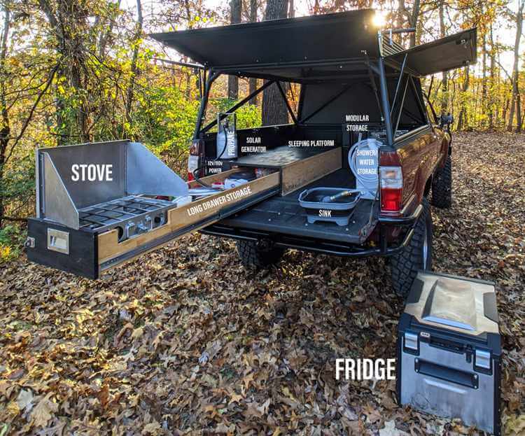 1. Homemade DIY truck camper build