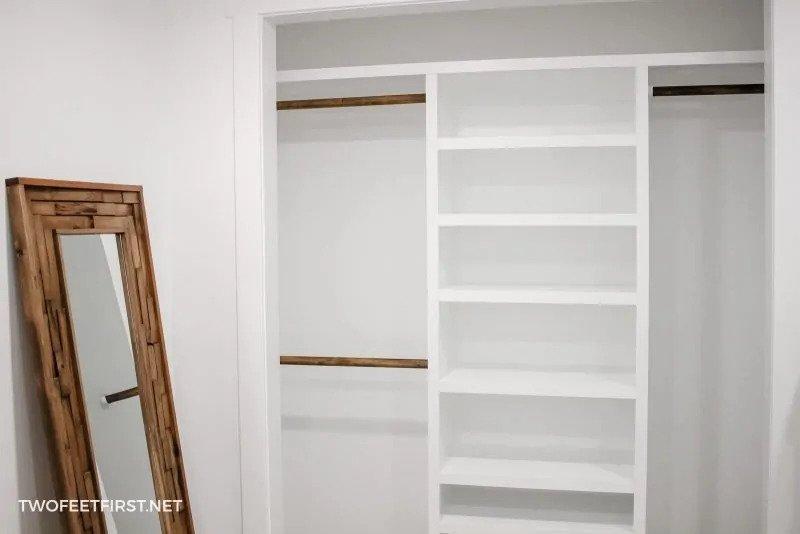 14. The Easiest DIY Closet Shelves