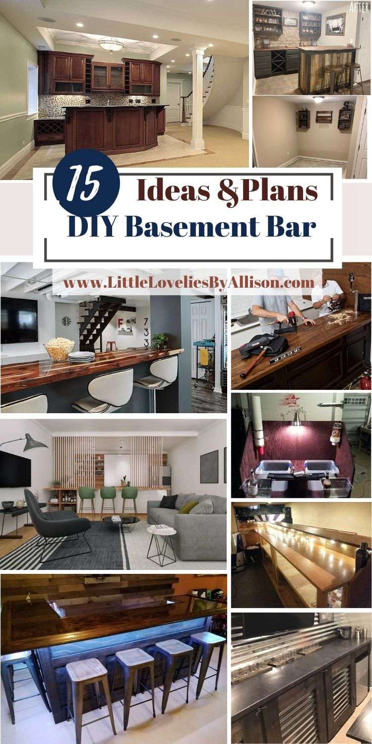 15 DIY Basement Bar Projects_ How To Build A Basement Bar