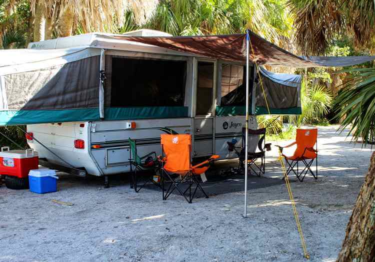 15. DIY awning for camping