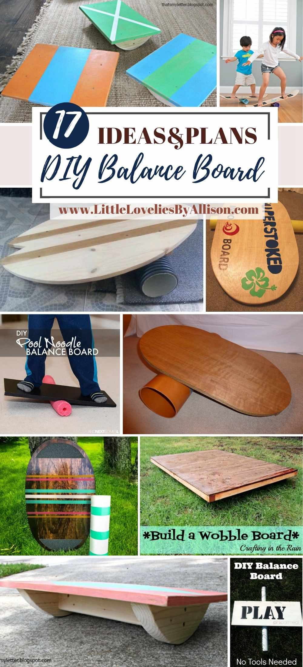 17 Different Ways to Shape DIY Balance Board at Home