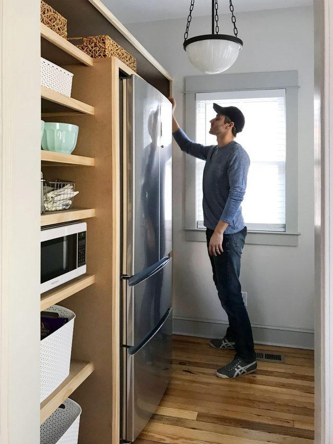 19. DIY Built-in Pantry Shelves