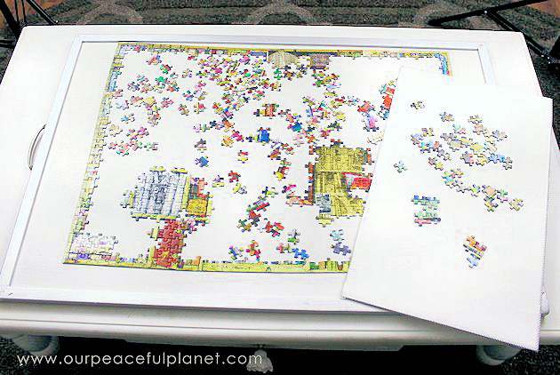 2. DIY Jigsaw Puzzle Board