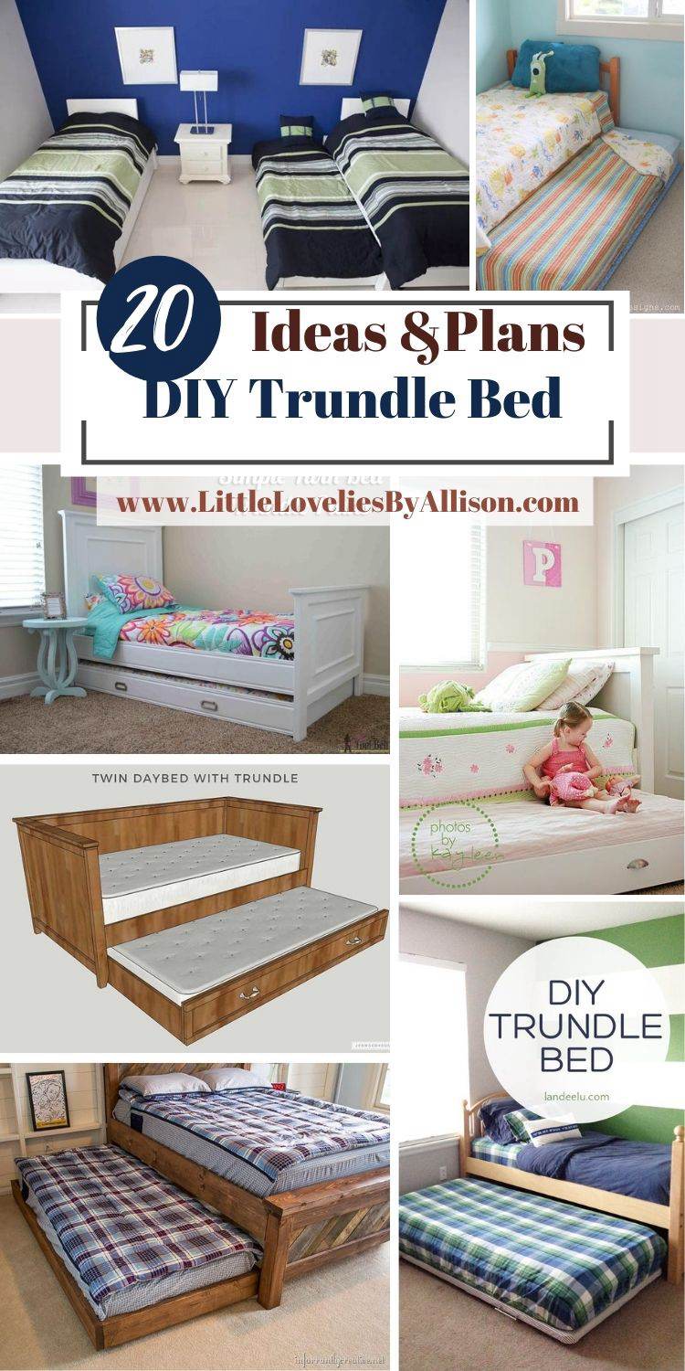 20 Ways To Build DIY Trundle Bed That Will Last Long