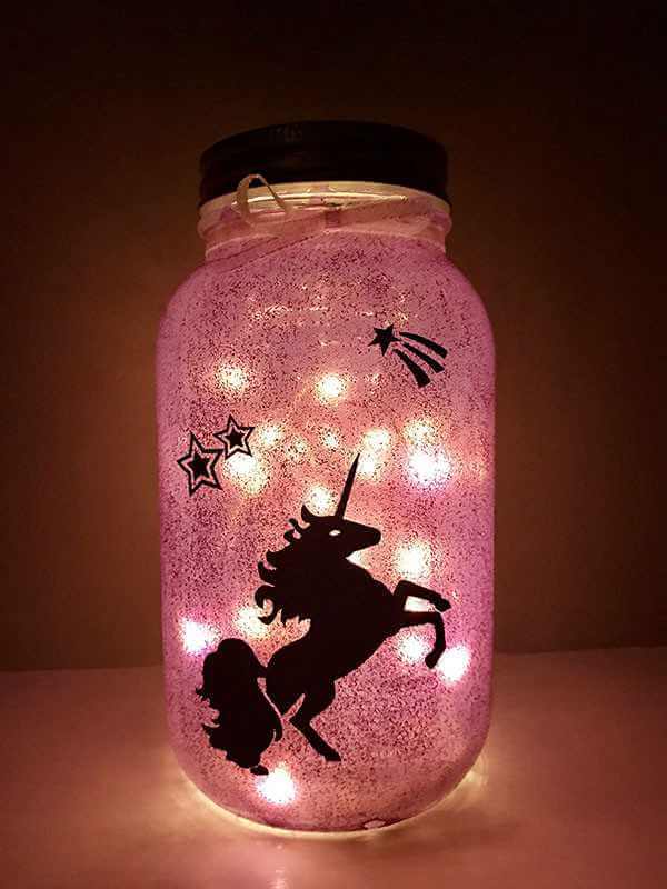 21. DIY Mason Jar Fairy Lantern