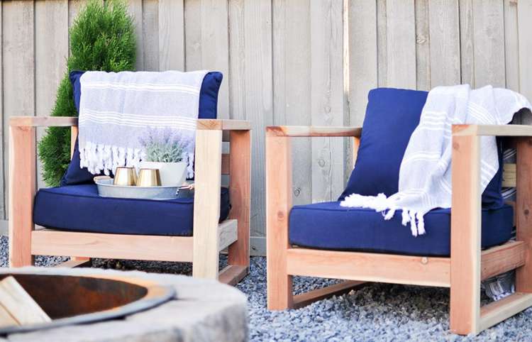 21. DIY Modern Outdoor Chair